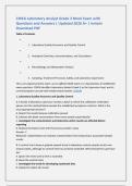 CWEA Laboratory Analyst Grade 3 Mock Exam with &NewLine;Questions and Answers &vert; Updated 2026 A&plus; &vert; Instant &NewLine;Download PDF 