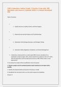 CWEA Laboratory Analyst Grade 3 Practice Exam with 100 &NewLine;Questions and Answers &vert; Updated 2026 A&plus; &vert; Instant Download &NewLine;PDF 