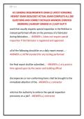 ICC GENERAL REQUIREMENTS EXAM &lpar;2 LATEST VERSIONS&rpar; &NewLine;NEWEST EXAM 2026&sol;2027 ACTUAL EXAM COMPLETE ALL 200 &NewLine;QUESTIONS AND CORRECT DETAILED ANSWERS &lpar;VERIFIED &NewLine;ANSWERS&rpar; &vert;ALREADY GRADED A&plus;&vert;&vert;JUST OUT&excl;&excl;&excl;