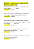Biochem - 1st Year Exam Questions & Answers &lpar;Grade A&plus;&rpar;&period;docx&NewLine;&NewLine;