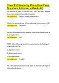 Chem 210 Mastering Chem Final Exam Questions & Answers &lpar;Grade A&plus;&rpar;&period;docx&NewLine;&NewLine;
