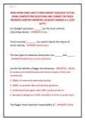 IMSA WORK-ZONE SAFETY EXAM NEWEST 2026&sol;2027 ACTUAL &NewLine;EXAM COMPLETE 400 QUESTIONS AND CORRECT DETAILED &NewLine;ANSWERS &lpar;VERIFIED ANSWERS&rpar; &vert;ALREADY GRADED A&plus;&vert;&vert;JUST &NewLine;OUT&excl;&excl;&excl;