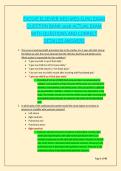 EVOLVE ELSEVIER HESI MED-SURG EXAM &NewLine;QUESTION BANK 2026 ACTUAL EXAM &NewLine;WITH QUESTIONS AND CORRECT &NewLine;DETAILED ANSWERS 