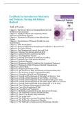 Introductory maternity and pediatric nursing 4th edition hatfield test bank