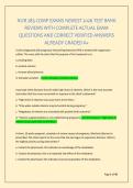 NUR 283 COMP EXAMS NEWEST 2026 TEST BANK &NewLine;REVIEWS WITH COMPLETE ACTUAL EXAM &NewLine;QUESTIONS AND CORRECT VERIFIED ANSWERS &NewLine;ALREADY GRADED A&plus; 