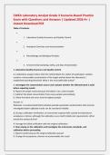 CWEA Laboratory Analyst Grade 3 Scenario-Based Practice &NewLine;Exam with Questions and Answers &vert; Updated 2026 A&plus; &vert; &NewLine;Instant Download PDF 