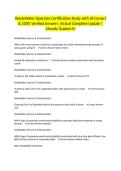 Waste Water Operator Certification Study with all Correct & 100&percnt; Verified Answers &vert;Actual Complete Update &vert;Already Graded A&plus;