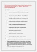 CWEA Laboratory Analyst Grade 3 Water Analysis Practice Test with &NewLine;200 Questions and Answers&sol;Plus a Rationale Updated 2026 &NewLine;A&plus;&sol;Instant Download PDF 