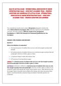 IAAI CFI ACtuAl ExAm &ndash; IntErnAtIonAl AssoCIAtIon oF Arson&NewLine;InvEstIgAtors &lpar;IAAI&rpar; &ndash; 2026&sol;2027 ACAdEmIC YEAr &ndash; vErIFIEd&NewLine;QuEstIons And AnswEIAAI CFI ACtuAl ExAm &ndash; IntErnAtIonAl&NewLine;AssoCIAtIon oF Arson InvEstIgAtors &lpar;IAAI&rpar; &ndash; 2026&sol;2027&NewLine;ACAdEmIC YEAr &ndash; vErIFIEd 