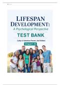 LIFESPAN DEVELOPMENT&colon; A &NewLine;Psychological Perspective TEST BANK &NewLine;&lpar;Lally & Valentine-French&comma; 2nd Edition&rpar; &vert; &NewLine;1&comma;500&plus; Real Exam-Style Multiple Choice &NewLine;Questions with Answers & Rationales for &NewLine;Chapters 1-10 &vert; Guaranteed A&plus; for &NewLine;Psychology&comma; Nursing&comma; Educati