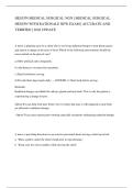 HESI PN MEDICAL SURGICAL NGN &vert; MEDICAL SURGICAL HESI PN WITH RATIONALE NEW EXAM &vert; ACCURATE AND VERIFIED &vert; 2026 UPDATE&NewLine;&NewLine;