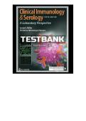 Clinical Immunology 5th Edition by Miller Test Bank