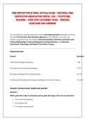 Fire instructor iii Final actual exam &ndash; national Fire&NewLine;Protection association &lpar;nFPa&rpar; 1041 &sol; state Fire&NewLine;training &ndash; 2026&sol;2027 academic Year &ndash; VeriFied&NewLine;Questions and answers 