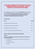 NR 568 AdvANced PhARmAcology foR AgPcNP fiNAl ActuAl exAm&NewLine;&ndash; chAmbeRlAiN uNiveRsity college of NuRsiNg &ndash; 2026&sol;2027&NewLine;AcAdemic yeAR &ndash; veRified QuestioNs ANd ANsweRs 