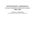 GEBU 7-XX06 &ndash; Anlagenbuchf&uuml;hrung und Bewertung von Forderungen &vert; ILS Musterl&ouml;sung