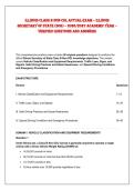 IllInoIs Class B non-CDl aCtual Exam &ndash; IllInoIs&NewLine;sECrEtary of statE &lpar;sos&rpar; &ndash; 2026&sol;2027 aCaDEmIC yEar &ndash;&NewLine;VErIfIED QuEstIons anD answErs 
