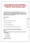 EPA LEAd InsPEctor ActuAL ExAm &ndash; EnvIronmEntAL&NewLine;ProtEctIon AgEncy &lpar;EPA&rpar; &sol; tscA sEctIon 402 &ndash; 2026&sol;2027&NewLine;AcAdEmIc yEAr &ndash; vErIfIEd QuEstIons And AnswErs 
