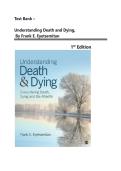 Test Bank - Understanding Death and Dying&comma; 1st Edition &lpar;Eyetsemitan&comma; 2021&rpar;&comma; Chapter 1-15 &vert; All Chapters Updated