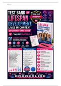 Test Bank for Lifespan Development&colon; &NewLine;Lives in Context&comma; 3rd Edition by Tara L&period; &NewLine;Kuther &lpar;Complete Chapters 1-18&rpar; &vert; &NewLine;1800&plus; Verified Exam Questions with &NewLine;Correct Answers & Explanations &vert; &NewLine;Professor Tested &vert;