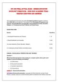 SOC 220 Final aCtual Exam &ndash; HigHEr EduCatiOn&NewLine;SOCiOlOgy CurriCulum &ndash; 2026&sol;2027 aCadEmiC yEar &ndash;&NewLine;VEriFiEd QuEStiOnS and anSwErS 