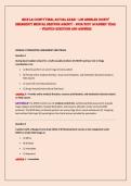 MICN LA CouNty FINAL ACtuAL ExAM &ndash; Los ANgELEs CouNty&NewLine;EMErgENCy MEdICAL sErvICEs AgENCy &ndash; 2026&sol;2027 ACAdEMIC yEAr&NewLine;&ndash; vErIFIEd QuEstIoNs ANd ANswErs 