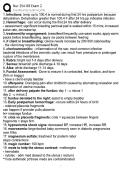 NUR 254 OB Exam 2 &mdash; Obstetric Nursing Exam 2 Study Guide and Review Material