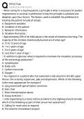 PHTLS Final Exam &mdash; Prehospital Trauma Life Support Comprehensive Study Guide