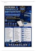 Solution Manual for Fundamentals of &NewLine;Biostatistics 8th Edition by Bernard Rosner &vert; &NewLine;All Chapters Complete &vert; A&plus; Graded Answers &NewLine;with Step-by-Step Explanations &vert; Master &NewLine;Hypothesis Testing&comma; ANOVA & Regression