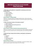 Master Esthetics State Board Practice Exam &ndash; 120 Questions with Answers