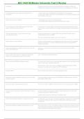 BIO 1A03 Test 2 Review 2026-2027 &vert; McMaster Cellular & Molecular Biology Questions&comma; Answers & Exam Prep
