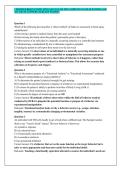 CERTIFIED BRAIN INJURY SPECIALIST EXAM 2025&sol;2026 COMPLETE EXAM QUESTIONS AND ACCURATE ANSWERS &vert;ALREADY PASSED&excl;&excl;