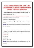 THE CE SHOP &lpar;GEORGIA&rpar; FINAL EXAM &ndash; 200 QUESTIONS AND CORRECT DETAILED ANSWERS 2026&sol;2027 &vert; ALREADY GRADED A&plus;