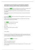 ART THERAPY EXAM WITH PRACTICE QUESTIONS & VERIFIED &NewLine;SOLUTIONS &vert; 2026&sol;2027 LATEST UPDATE &vert; ALREADY GRADED A&plus;