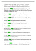 ART THERAPY EXAM WITH PRACTICE QUESTIONS & VERIFIED &NewLine;SOLUTIONS &vert; 2026&sol;2027 LATEST UPDATE &vert; ALREADY GRADED A&plus;