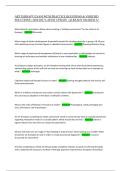 ART THERAPY EXAM WITH PRACTICE QUESTIONS & VERIFIED &NewLine;SOLUTIONS &vert; 2026&sol;2027 LATEST UPDATE &vert; ALREADY GRADED A&plus;