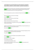 ART THERAPY EXAM WITH PRACTICE QUESTIONS & VERIFIED &NewLine;SOLUTIONS &vert; 2026&sol;2027 LATEST UPDATE &vert; ALREADY GRADED A&plus;