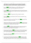 ART THERAPY EXAM WITH PRACTICE QUESTIONS & VERIFIED &NewLine;SOLUTIONS &vert; 2026&sol;2027 LATEST UPDATE &vert; ALREADY GRADED A&plus;