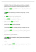 ART THERAPY EXAM WITH PRACTICE QUESTIONS & VERIFIED &NewLine;SOLUTIONS &vert; 2026&sol;2027 LATEST UPDATE &vert; ALREADY GRADED A&plus;