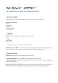 NEET Biology Chapter 1 &ndash; The Living World