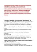 FEDERAL NURSING HOME ADMINISTRATOR &lpar;LNHA&rpar; EXAMINATION 2026&sol;2027&colon; MASTER STUDY GUIDE & PRACTICE TEST&NewLine;"200&plus; Fully Verified Multiple-Choice Questions&comma; Detailed Rationales&comma; and Core Concept Review Covering OBRA Regulations&comma; Resident Rights&comma; Facility F