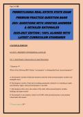 NC Real Estate Exam Prep 2026-2027 &vert; 260&plus; National & State Practice Questions with Detailed Rationales &vert; Pennsylvania RELRA & Fair Housing Complete Review