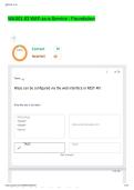 &NewLine;WAS01-03 WAF-as-a-Service - Foundation&NewLine; Questions and Answers