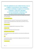 EMT READINESS EXAM 2 PREP WITH ACTUAL &NewLine;CORRECT QUESTIONS AND VERIFIED &NewLine;DETAILED ANSWERS&vert; CURRENTLY TESTING &NewLine;VERSION &vert; ALREADY GRADED &NewLine;A&plus;&vert;NEWEST&vert;EXPERT VERIFIED FOR &NewLine;GUARANTEED PASS 2026&sol;2027 