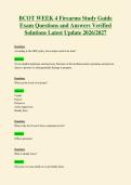 BCOT Certification Comprehensive Exam Test Questions and Answers Verified Solutions Latest Update 2026&sol;2027
