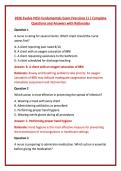 2026 Evolve HESI Fundamentals Exam &lpar;Versions 1&rpar; &vert; Complete Questions and Answers with Rationales