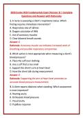  Evolve HESI Fundamentals Complete Exam Bundle Questions and Answers