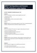 QMHP Test Questions and Answers &NewLine;Verified Solutions Latest Update