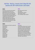 Swift River - Med-Surg - Scenarios South College NSG 1020&NewLine;Questions with 100&percnt; Verified Answers Latest Update