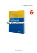 Fluvial Hydrodynamics Solutions Manual by Subhasish Dey & Sk Zeeshan Ali &vert; Complete Solutions Manual &vert; 2026&sol;2027 &vert; GeoPlanet Earth & Planetary Sciences