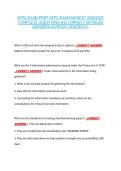 SFPC EXAM PREP SFPC EXAM NEWEST 2026&sol;2027 &NewLine;COMPLETE QUESTIONS and CORRECT DETAILED &NewLine;ANSWERS ALREADY GRADED A&plus;